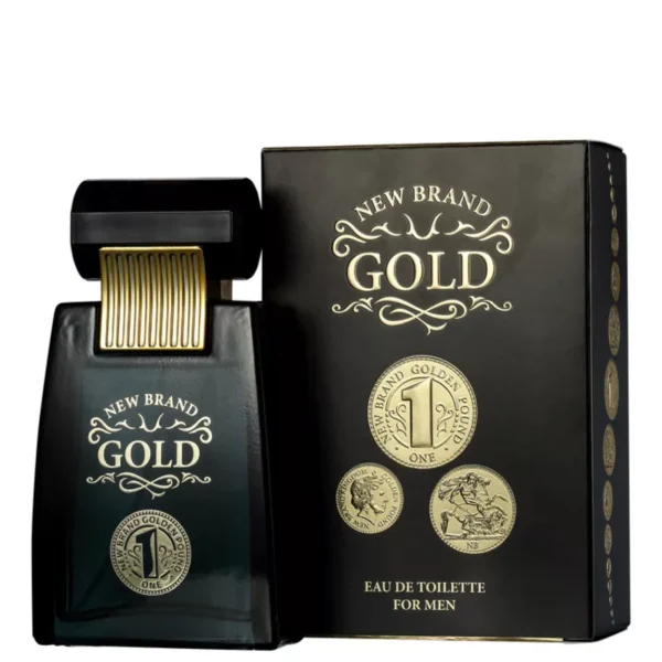 Gold New Brand Eau de Toilette Perfume Masculino 100ml - Image 2