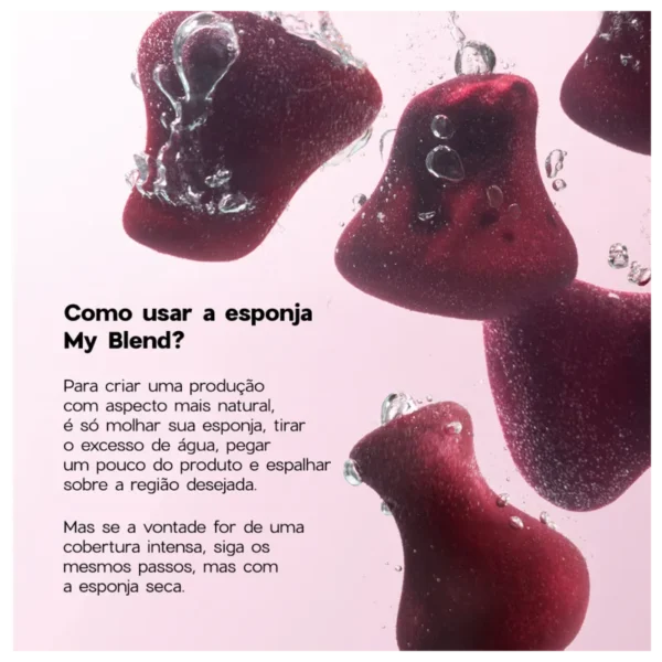 Océane My Blend Vinho - Esponja de Maquiagem - Image 4