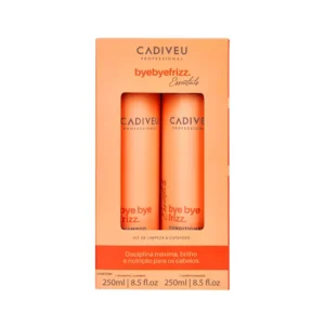Cadiveu Essentials Bye Bye Frizz Kit de Limpeza Shampoo e Condicionador 250ml
