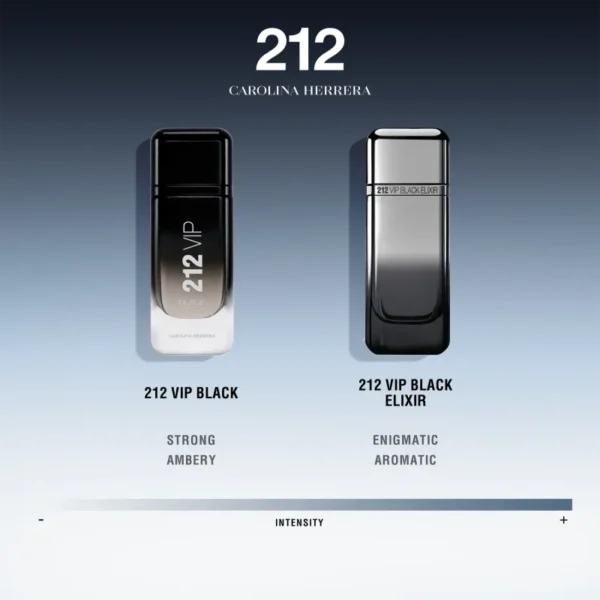 212 VIP Black Elixir Carolina Herrera Eau de Parfum - Perfume Masculino - Image 3