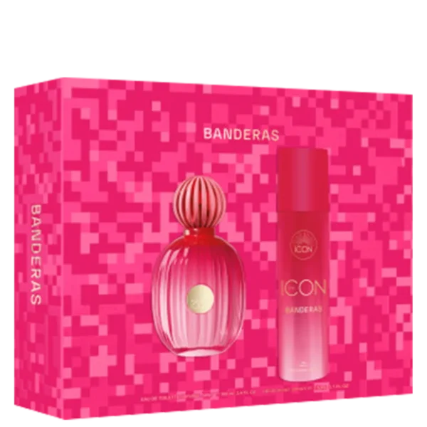 Cofret The Icon Banderas Feminino Eau de Parfum 100ml + Desodorante Spray 150ml - Image 2