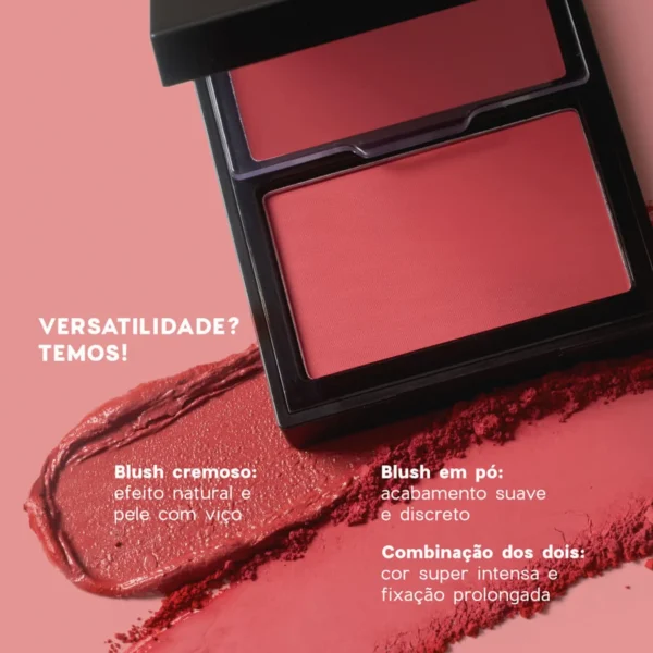 Blush Cremoso e em Pó – Duo Blush Océane Edition 10,2g - Image 3